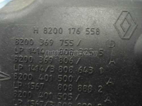 RENAULT SCENIC - 2005 - 8200176558 - levegőszűrő ház