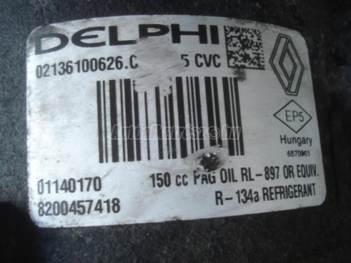 RENAULT MEGANE,  SCENIC - 2006 - 8200457418 - kompresszor, klíma