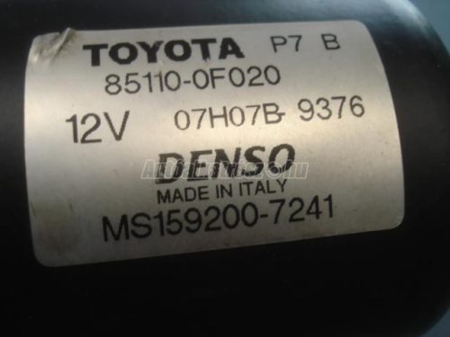TOYOTA COROLLA VERSO - 2006 - 85110-0F020 - ablaktörlő motor