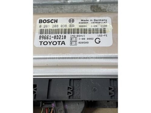 TOYOTA YARIS - 2004 - 896610D210, 0261208036 - motorvezérlő elektronika