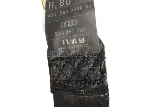 AUDI 80 - 1993 - 8A0857706 - biztonsági öv