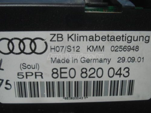AUDI A4 - 2004 - 8E0820043 - fűtéskapcsoló