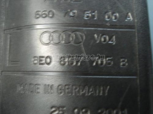 AUDI A4 - 2002 - 8E0857706B  8E0857705B - biztonsági öv