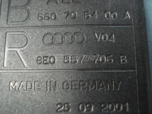 AUDI A4 - 2002 - 8E0857706B  8E0857705B - biztonsági öv