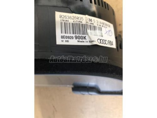 AUDI A4 - 2003 - 8E0920900K - km óra