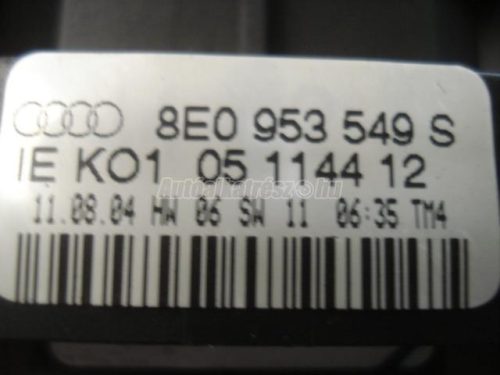 AUDI A4 - 2003 - 8E0953549S - kormánykapcsoló