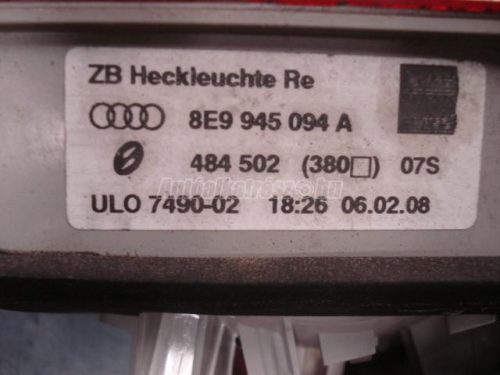AUDI A4 - 8E9945094A - hátsólámpa