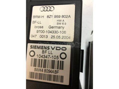 AUDI A2 - 2002 - 8Z1959802A, 0130821765 - ablakemelő motor