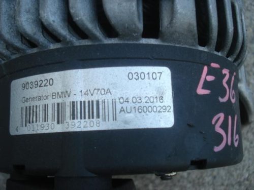 BMW 3-AS SOROZAT - 1996 - 9039220 - generátor