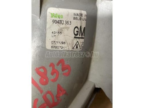OPEL TIGRA - 1997 - 90481363, 90481364 - ködlámpa