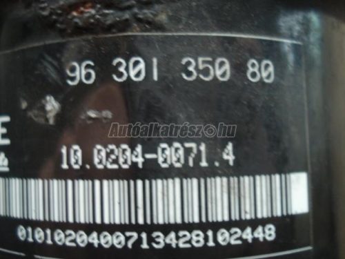 PEUGEOT 206 - 1999 - 9630135080, 962862638B - abs tömb