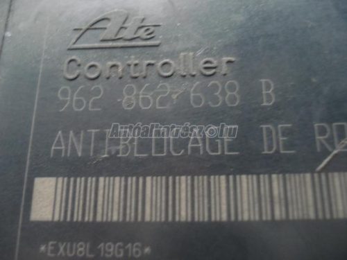 PEUGEOT 206 - 1999 - 9630135080, 962862638B - abs tömb