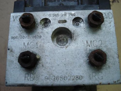 PEUGEOT 306 - 1995 - 9636502280, 0265216760 - abs tömb