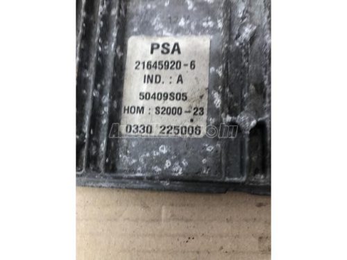 PEUGEOT 206 - 2000 - 9643782480 - motorvezérlő elektronika