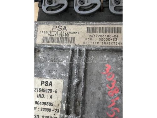 PEUGEOT 206 - 2000 - 9643782480 - motorvezérlő elektronika