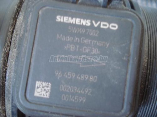 CITROEN JUMPY,  C5,  C8 | PEUGEOT 807,  407,  607 | FORD FOCUS C-MAX,  FOCUS | VOLVO S40,  V50 - 9645948980 - légmennyiségmérő