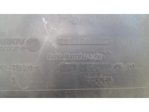 CITROEN C3 - 2004 - 9647066880 - levegőszűrő ház