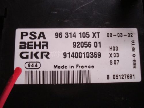 CITROEN XSARA PICASSO - 2007 - 96514030XT - klímavezérlő