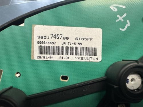 PEUGEOT 206 - 2007 - 96517407806105FF - km óra