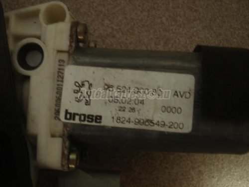 PEUGEOT 206 - 2005 - 9652490080 - ablakemelő szerkezet