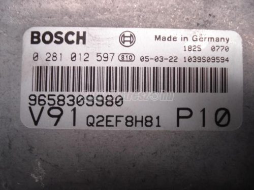 CITROEN JUMPER - 9658309980 - motorvezérlő computer