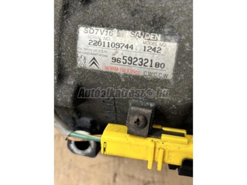 PEUGEOT 406,  607 | CITROEN C8,  XSARA,  JUMPY - 2006 - 9659232180 - kompresszor, klíma