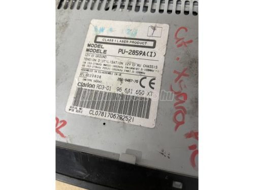 CITROEN XSARA PICASSO - 2007 - 96641650XT - cd rádió