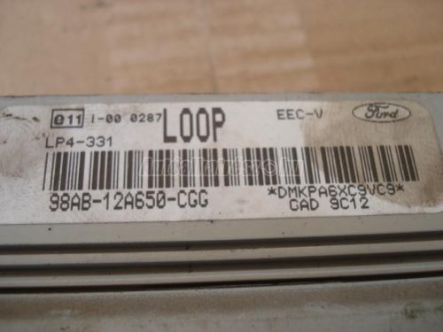 FORD FOCUS - 98ab-12a650-ccg loop - motorvezérlő computer