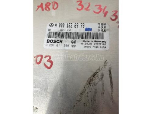 MERCEDES-BENZ C-OSZTÁLY - 2004 - A0001536979 , 0281011005 - motorvezérlő elektronika
