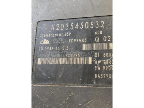 MERCEDES-BENZ C-OSZTÁLY - 2002 - A0034314612 A2035450532 - abs tömb