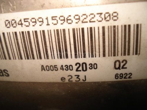MERCEDES-BENZ A-OSZTÁLY - 2000/02 - A0044307030-A0054302030 - fékrásegítő