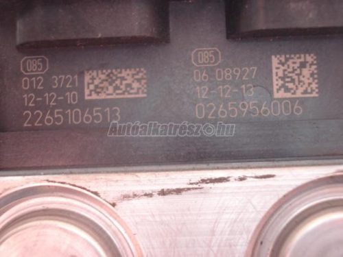 MERCEDES-BENZ A-OSZTÁLY - 2013 -  A0084317512, 0265242214 - abs tömb