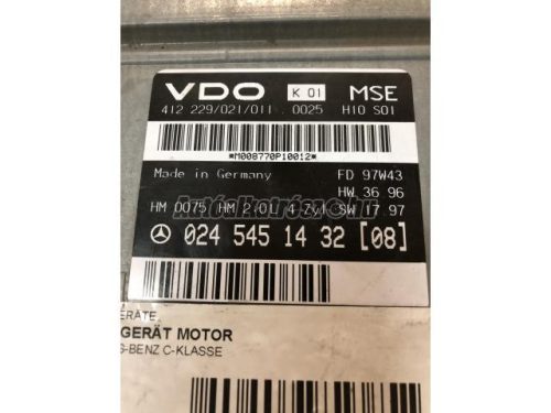 MERCEDES-BENZ C-OSZTÁLY - 1996 - A0245451432 - motor vezérlőegység