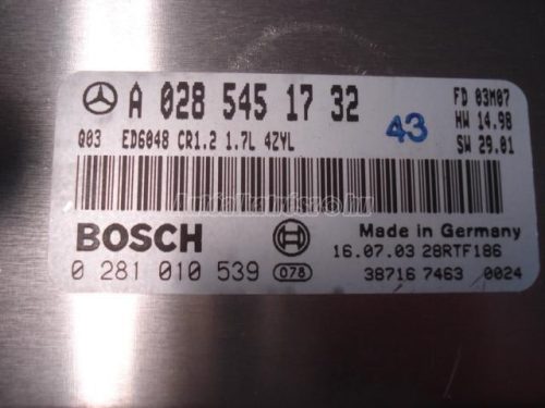 MERCEDES-BENZ VANEO - A0285451732 - motorvezérlő computer