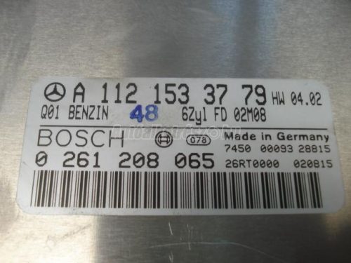 MERCEDES-BENZ C-OSZTÁLY - 2003 - A1121533779, 0261208065 - motorvezérlő elektronika