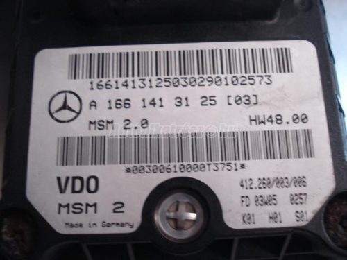 MERCEDES-BENZ A-OSZTÁLY - 1999 - A1661413125 - fojtószelep ház