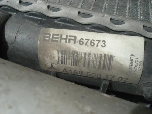 MERCEDES-BENZ A-OSZTÁLY - 2002 - A1685001702, 168500193 - hűtő szett