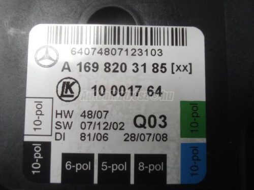 MERCEDES-BENZ A-OSZTÁLY - 2008 - A1698203185 - vezérlőegység