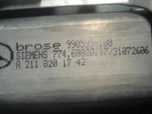 MERCEDES-BENZ C-OSZTÁLY - 2001 - A2037202446 - motoros ablakemelő szerkezet