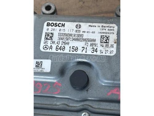 MERCEDES-BENZ A-OSZTÁLY - 2007 - A6401507134, 0281015117 - motorvezérlő elektronika