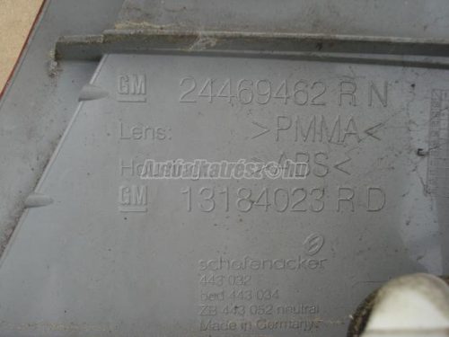 OPEL VECTRA C - 2006 - GM24469462 - lámpa