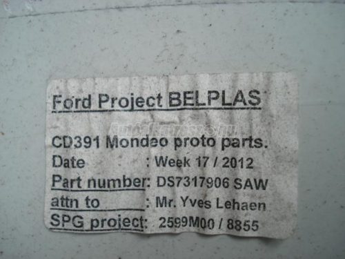 FORD MONDEO - 2015/02 - lökhárító kombi hátsó