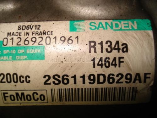 FORD FIESTA,  FUSION | MAZDA 2 - 2005/05 - 2s6119d629af - kompresszor, klíma