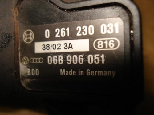 VOLKSWAGEN GOLF PLUS,  BORA,  CADDY,  GOLF,  POLO,  LUPO,  TOURAN | SKODA OCTAVIA | AUDI A3 | SEAT CORDOBA,  IBIZA,  ALTEA - 2003/03 - 0261230031 - érzékelő, szívócső nyomás