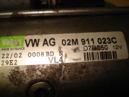 VOLKSWAGEN SHARAN,  GOLF IV | AUDI A3 - 2004/03 - 02M911023C - önindító