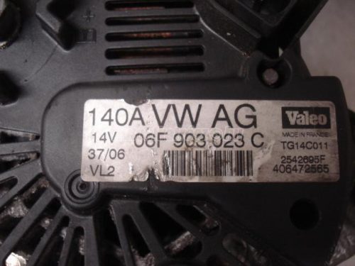 VOLKSWAGEN PASSAT,  CADDY,  GOLF VI,  GOLF PLUS,  SHARAN | SKODA OCTAVIA | SEAT ALHAMBRA | AUDI A4,  A3 - 06F903023C - generátor