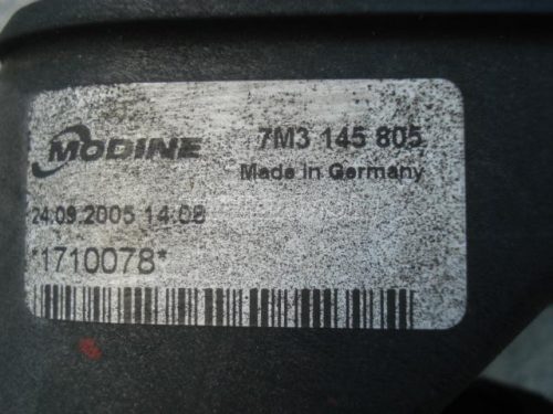 FORD GALAXY | VOLKSWAGEN SHARAN | SEAT ALHAMBRA - 7M3145805 - töltőlevegőhűtő