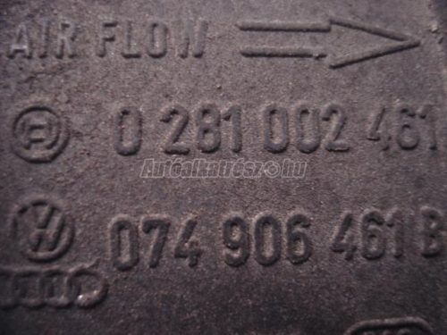 VOLKSWAGEN PASSAT,  LT,  SHARAN,  TRANSPORTER,  GOLF IV,  BORA | AUDI A3,  A4,  A6 - 2001 - 0 281 002 461 - légmennyiségmérő