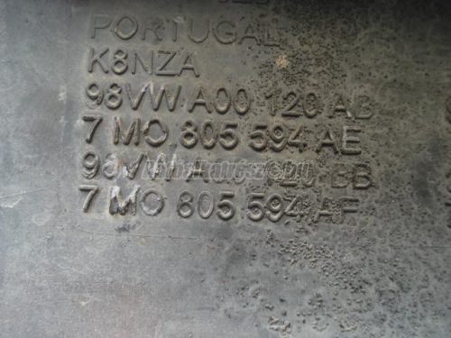 VOLKSWAGEN SHARAN - homlokfal