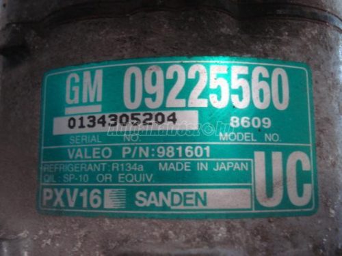 OPEL VECTRA C,  VECTRA,  SIGNUM,  VECTRA,  SIGNUM - 2004 - 09225560 - kompresszor, klíma